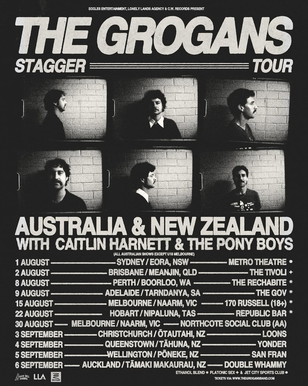 The Grogans Stagger Tour Tour Poster 2025