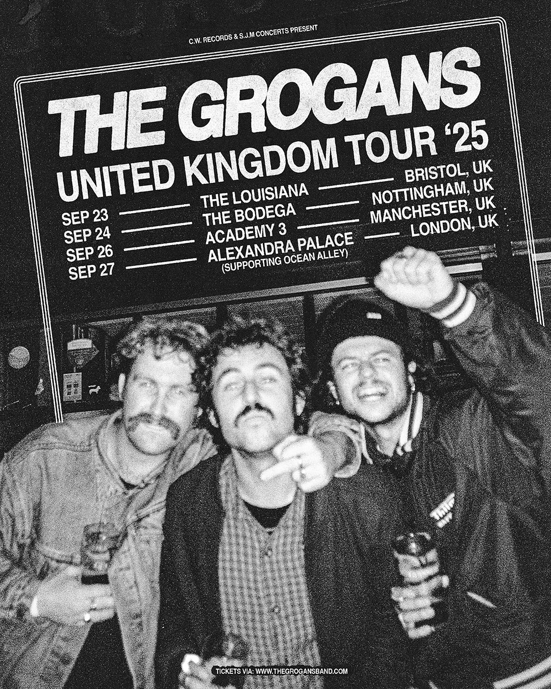 The Grogans Stagger Tour Tour Poster 2025